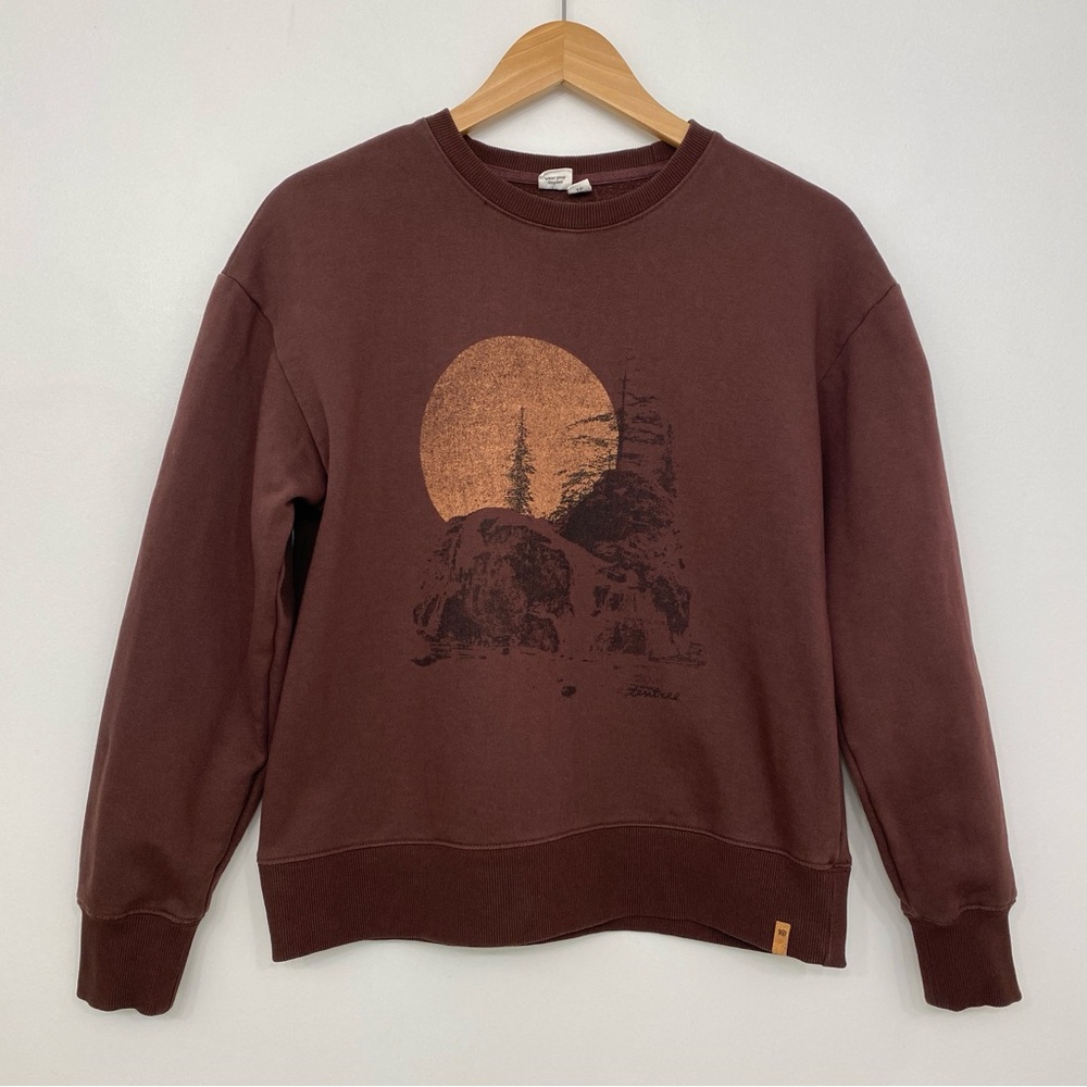 Tentree Backcountry Graphic Crewneck Sweatshirt Women’s XS Organic Cozy Layering